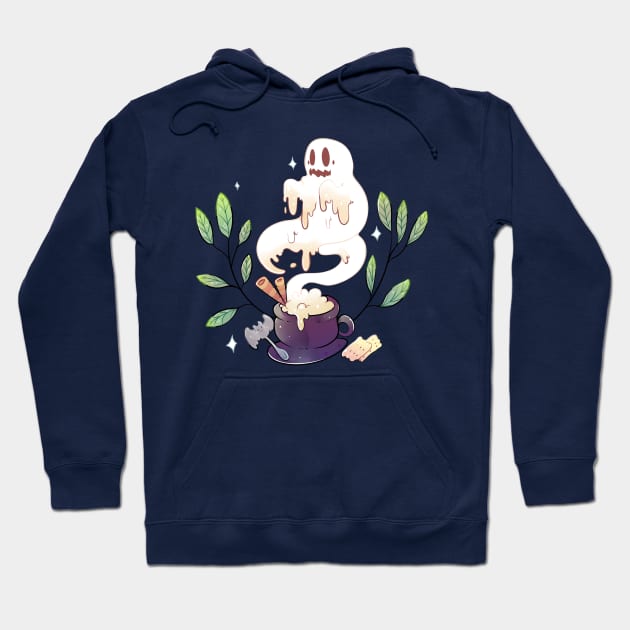 Cappuccino ghost Hoodie by Yukipyro